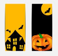 Halloween Background with Pumpkin Vector Illustration N21