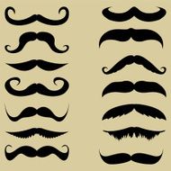 mustache Set N9