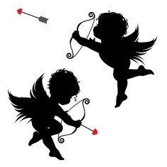 Silhouette cupids N2