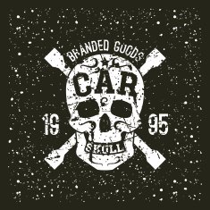 Car skull emblem