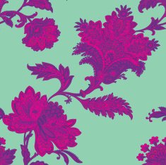 Seamless Pattern with floral ornament N131