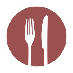 Fork and knife icon N2
