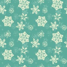 Snowflakes seamless pattern N14