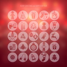 Christmas icons set N149