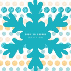 Vector texture circles stripes abstract Christmas snowflake silhouette pattern frame
