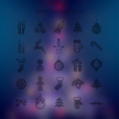 Christmas icons set N151
