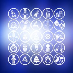 Christmas icons set N152
