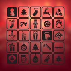 Christmas icons set N153