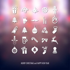 Christmas icons set N162