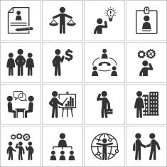 Management and Human Resource Icons N6