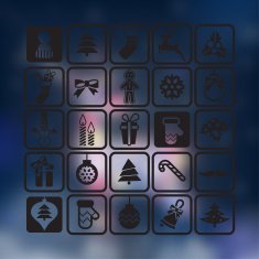 Christmas icons set N172