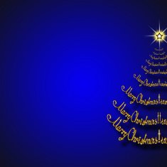 Creative Merry Christmas tree