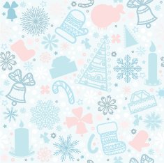Christmas seamless pattern N154