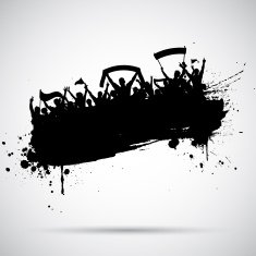 Grunge football soccer background N2