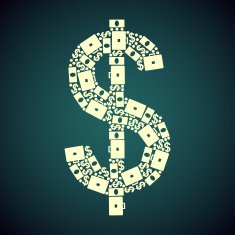 Dollar green pattern
