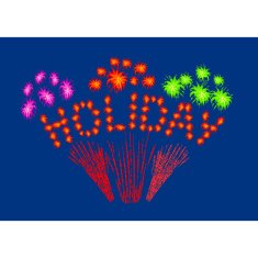 holiday inscription-firework