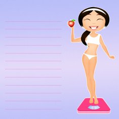 girl on a diet
