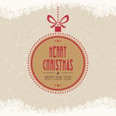 christmas ball merry snowflakes background N2