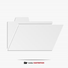 Abstract file folder web icon