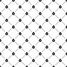 Seamless simple pattern with Christmas ball