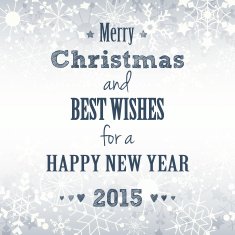 Winter Background with wishes