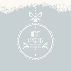 christmas ball merry snowflakes background N4