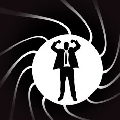 Vector silhouettes of man N54