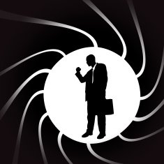 Vector silhouettes of man N56