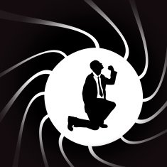 Vector silhouettes of man N57