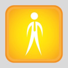 Human silhouette design N7