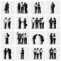 Vector of Business People Working N2