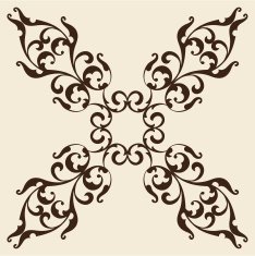 Vintage classic art element