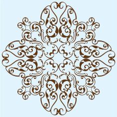 Roccocco design flower