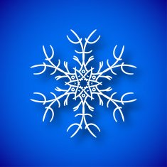 Snowflake with shadow N2