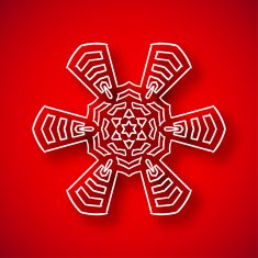 Snowflake with shadow N3