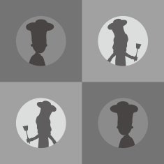 silhouette avatar portrait picture