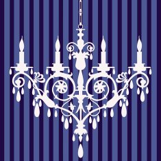 Chandelier Silhouette N7