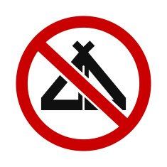 Tents Not Allowed