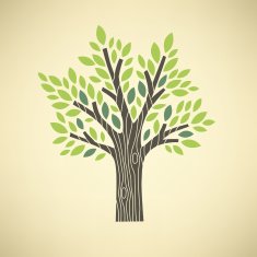 Stylized vector tree N5