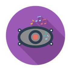 Icon of car speakers N4