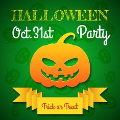 Halloween Party Card Template