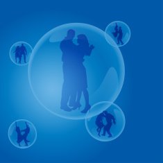 Vector silhouettes of couple N101