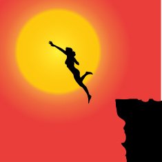 Vector silhouette of the woman N98