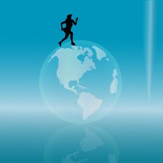 Vector silhouette of woman N219