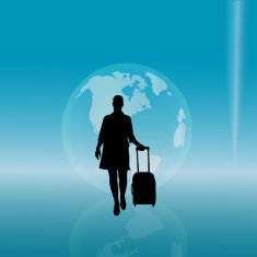 Vector silhouette of woman N228