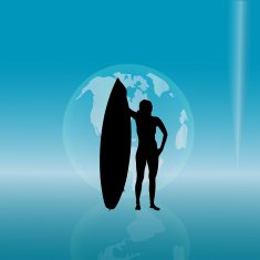 Vector silhouette of woman N230
