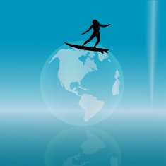 Vector silhouette of woman N231