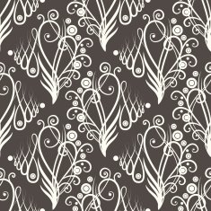 Seamless floral abstract ornament