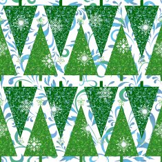 Seamless pattern with Christmas trees N19