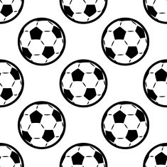 Seamless background pattern of footballs N2